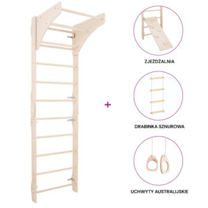 Drabinka gimnastyczna zestaw ROZBUDOWANY