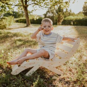 Leżak drewniany Wave - do ogrodu M